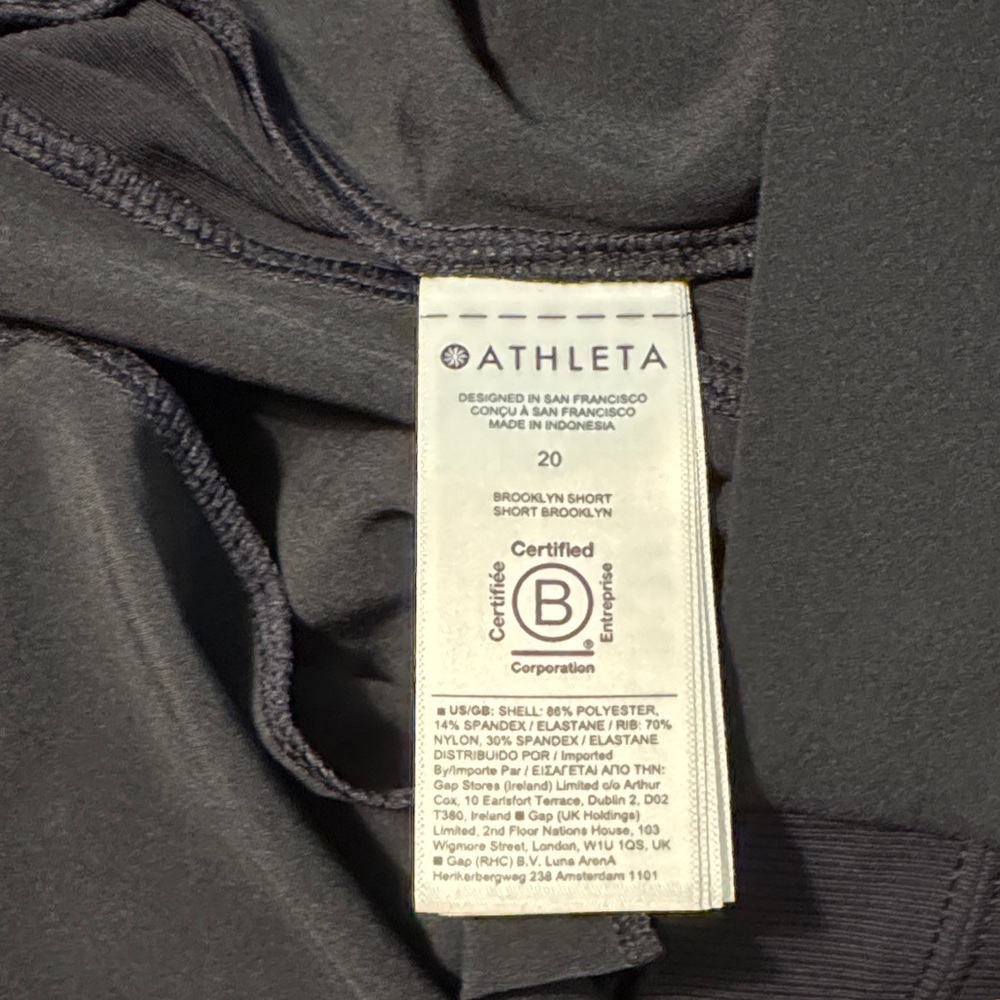 Athleta Women's Black Athletic Shorts - Picture 4 of 4